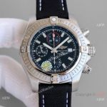 JH Factory Copy Breitling Avenger Chronograph 7750  Watch SS Black Dial 45mm